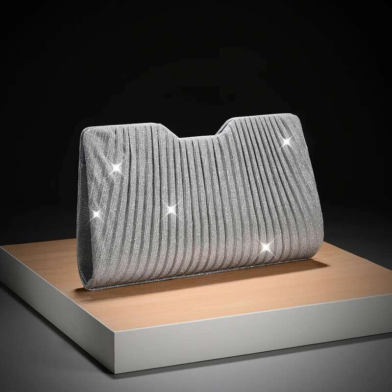 Light Pattern Chain Shoulder Simple And Versatile Handheld Underarm Hand Bag Women Wedding Party Evening Gift Bags