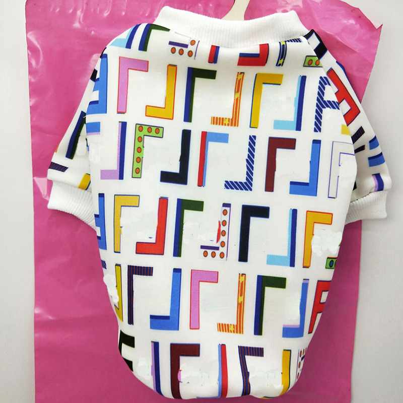Pet Teddy letter printed puppy clothes, pet dog clothes
