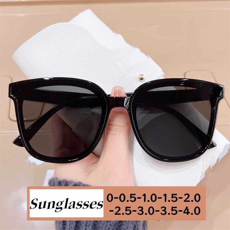 Trendy UV400 Sunglasses for Men Fashion Retro Square Polarized Sun Glasses Eyewear Male Women Vintage Myopia Eyewear0-1.0-4.0 W250513