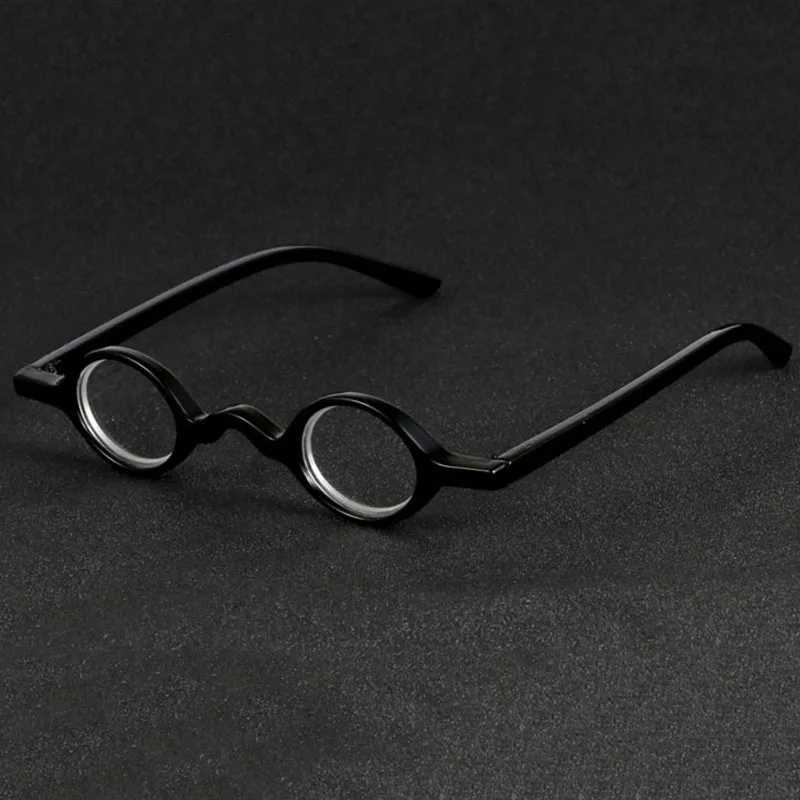 New Round Retro Reading Glasses Man Women Resin Clear Lens Tenacity Frame Glasses Presbyopia 1.0 1.5 2.0 2.5 3.0 Reading Glasses W250513