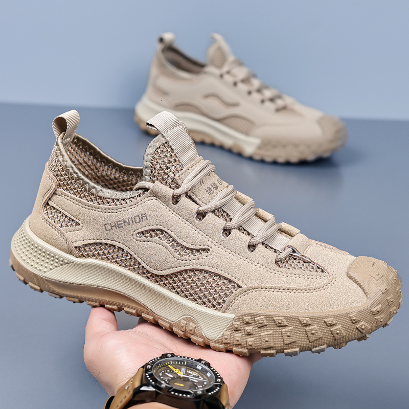 Labor Protection Men S Breathable New Versatile Mesh Casual Summer Anti Slip And Wear Resistant Casual Shoes Hiking Shoes Ddmysaturn