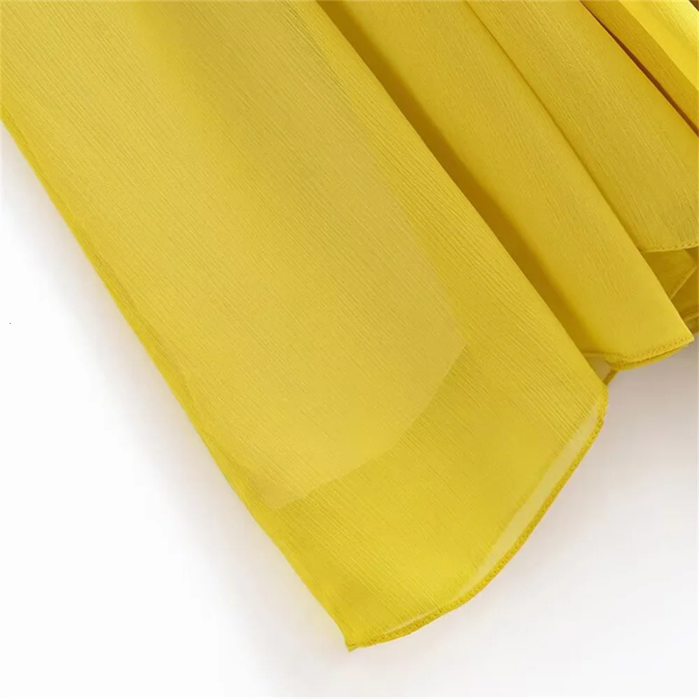 UNIZERA Womens Dress Fashionable Vacation Style Wide Shoulder Straps Folded Flute Summer 250513