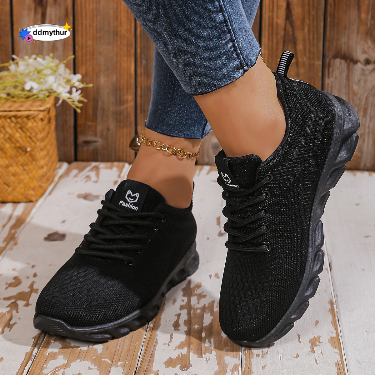Shoes for women in summer, breathable, soft soled, middle-aged mom's cloth shoes, plus size women's shoes ddmythur