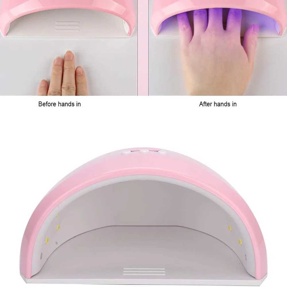 YIKOOLIN UV/LED Nail Lamp Gel Polish Dryer With 3 Timer Settings Large LCD Screen Acrylic Gel Curing Light Manicure Timer W250513