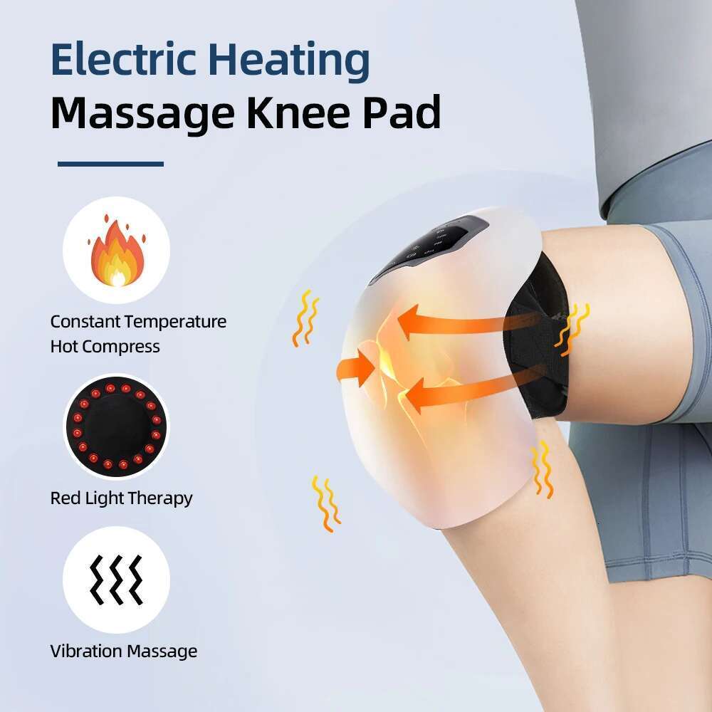 Smart Hot Compress Relaxing Infrared Heating Vibration Knee Pain Relief Elbow Shoulder Massager