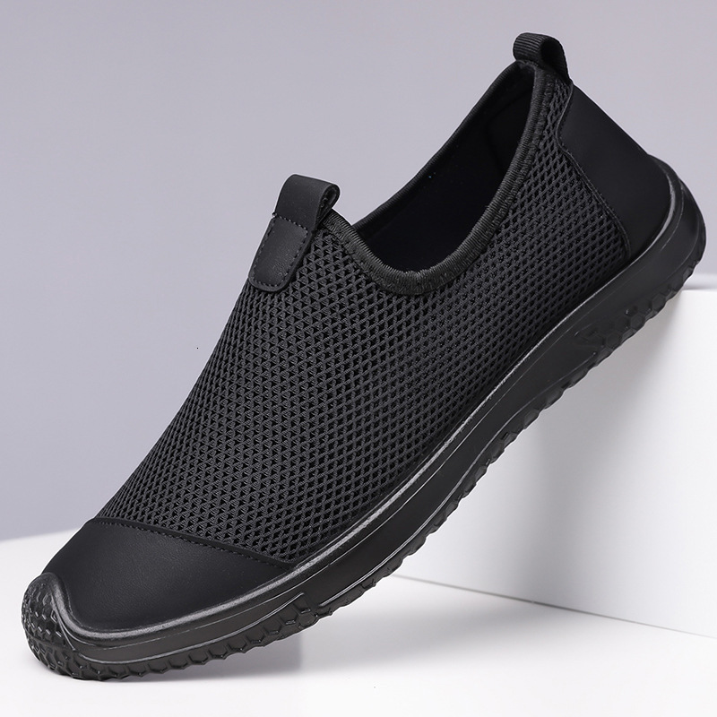 Summer New Men S Mesh Casual Shoes With Hollow Breathable Holes Sandals Casual Shoes And Legs Ddmysaturn