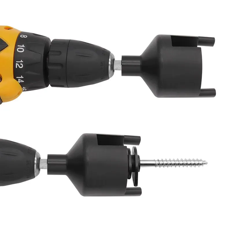 Electric Fence Screw Drill Chuck Sleeve Tool For The Screw-in Insulators Of Electric Fence Wooden Posts