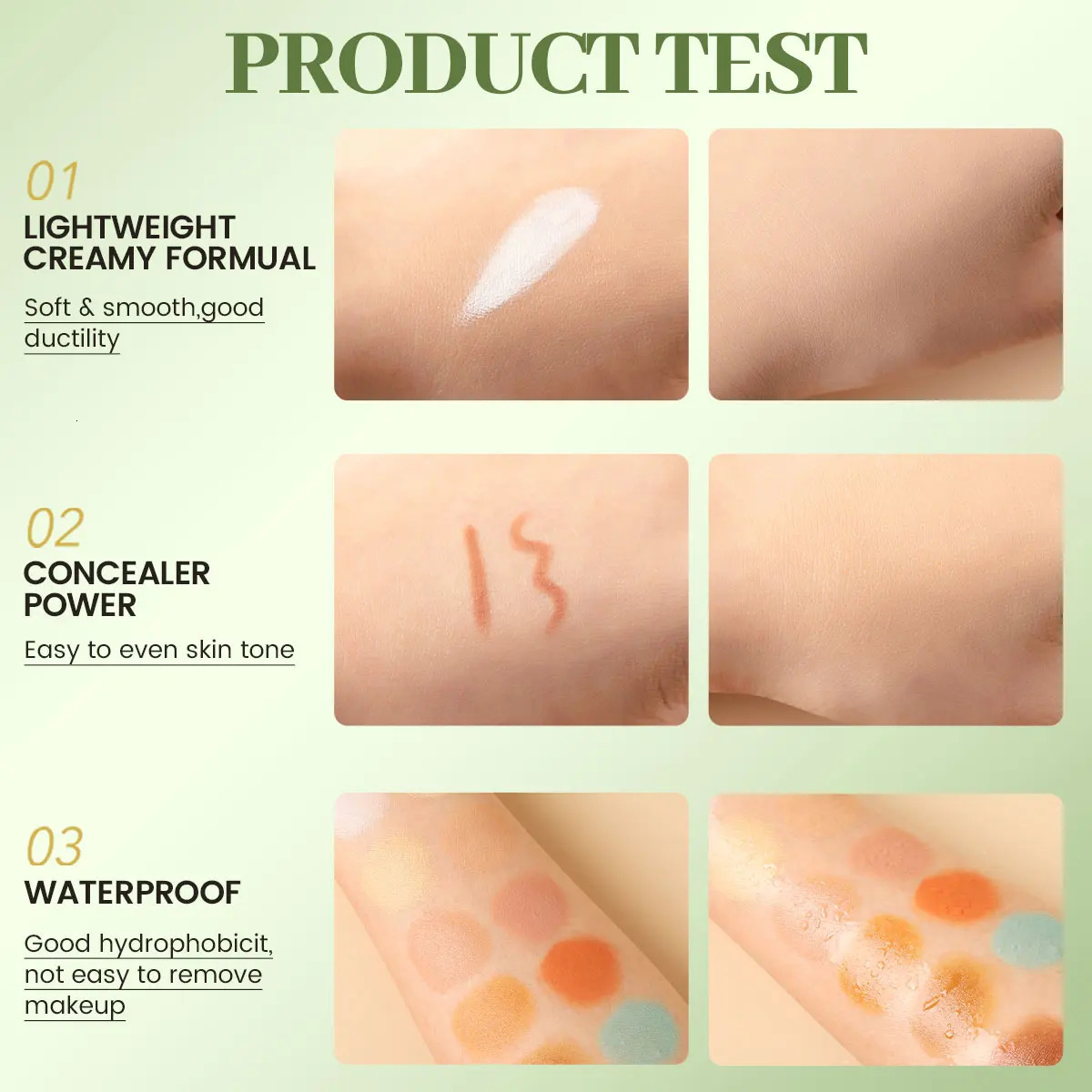 IMAGIC 12-Color Concealer Foundation Cream Covers Marks Dark Circles Full Coverage Suit for All Skin Primer Makeup Cometics 250512