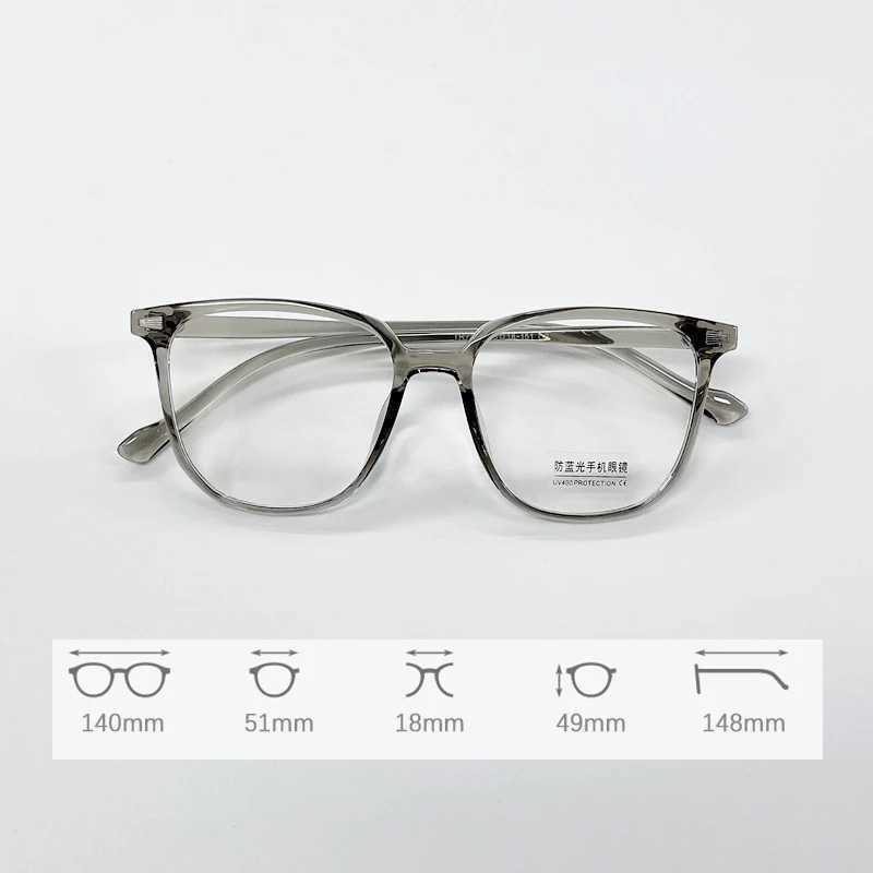 Oversized Women Myopia Glasses Luxury Design Anti-blue Light Prescription Eyeglasses Unisex Nearsights Eyewear Diopter 0 To-4.0 W250513