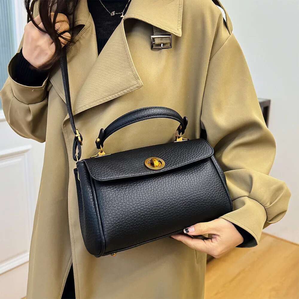 Ladies Chic Hobo Vintage PU Leather Crossbody Versatile Top Handle Large Capacity Small Handbag Women's Shoulder Bag