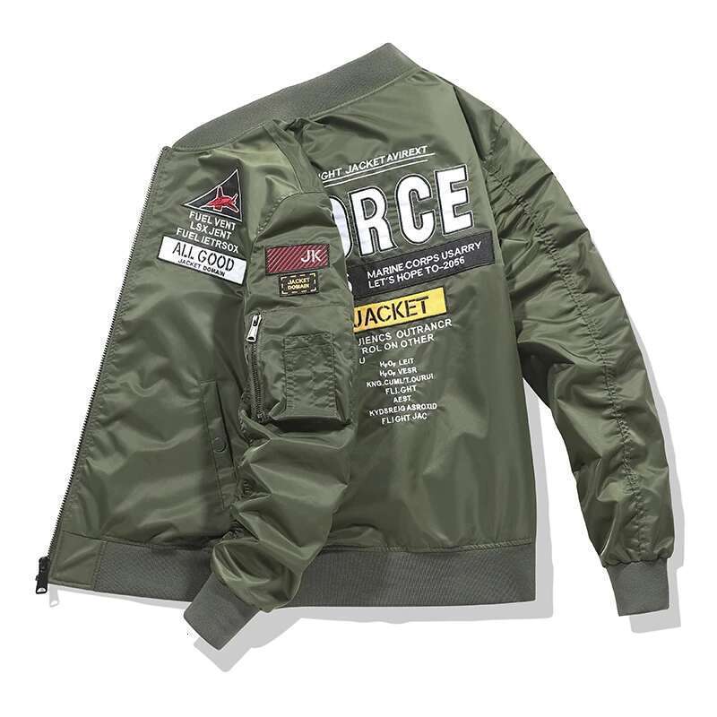 MA-1 American overalls pilot autumn and winter thickened Baseball uniform Trendy coat Men's military fan jacket Men
