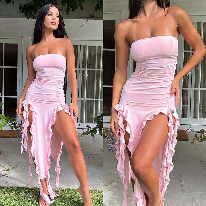 Women Clothes Dress Summer New Explosive One Shoulder Jellyfish Lace Dress Sexy And Spicy Women S Clothing KQ