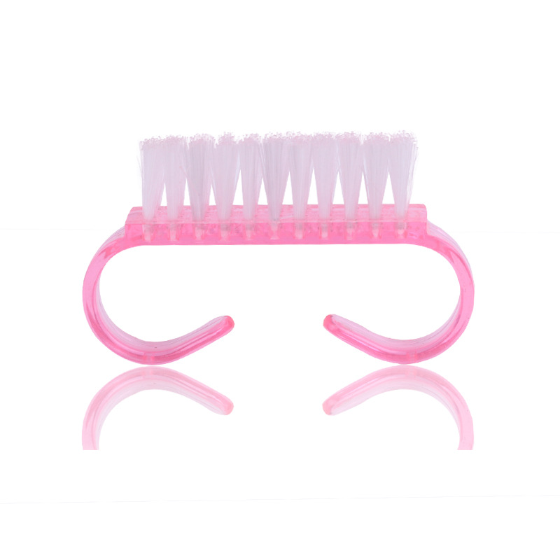 Nail Polish Cleaning Brush, Dust Brush Small Cowhorn Brush Nail Polish Removal Nail Dust Brush
