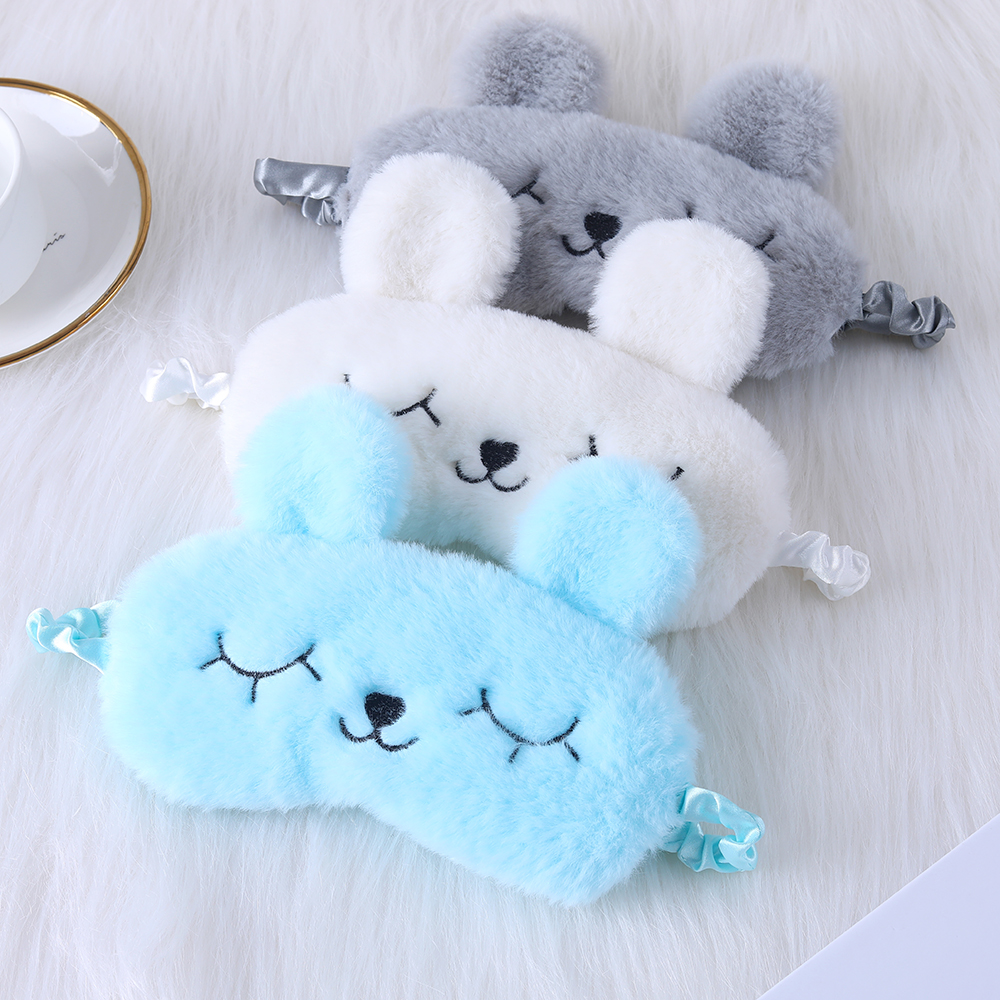 Stylish Animal Print Sleeping Eyemask With Reversible Cold & Heat Functionality