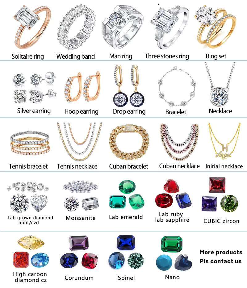 Starsgem Classic Style Six Prongs 10k 14k White Solid Gold Screw Back 1ct Moissanite Stud Earrings