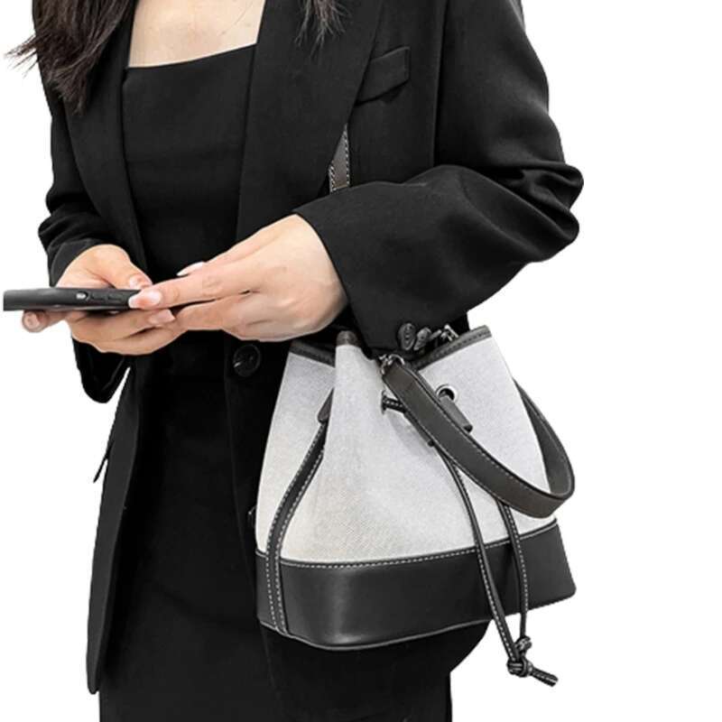 Women Bucket Bag with Ample Space Adjustable Strap Handbag Great Casual or For Perfect for Shopping Travel & Work