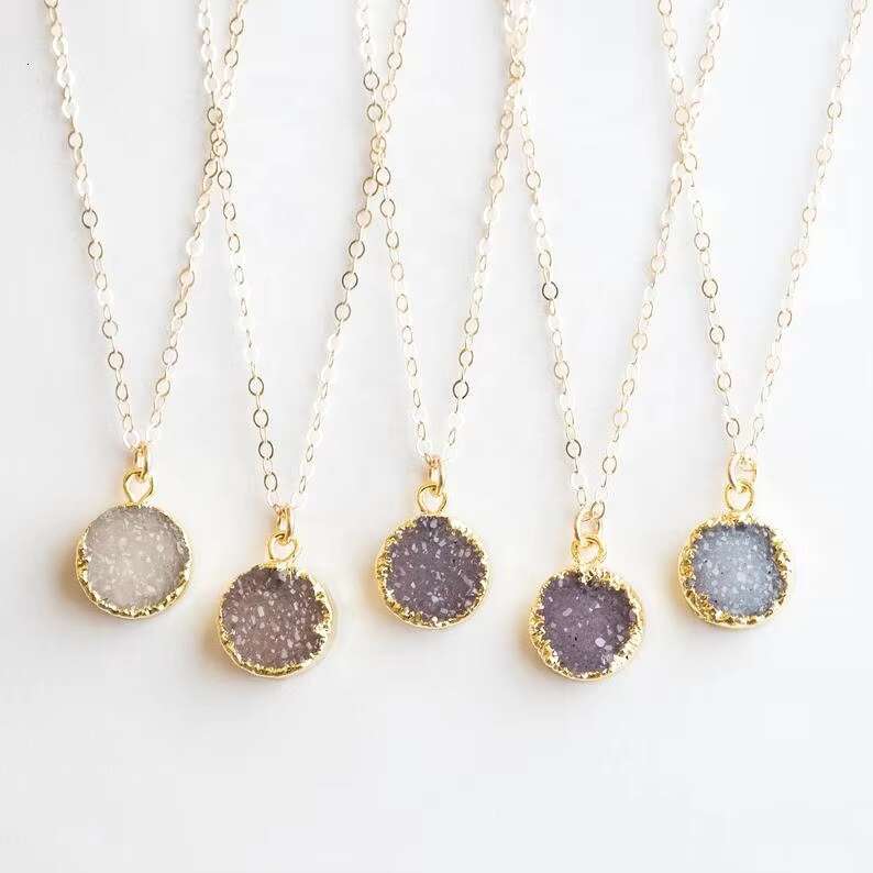 Pure sier beautiful natural rose quartz pendant semi jewelry party clothing store online