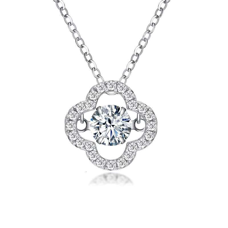 Ladies' Moissanite pendant necklace