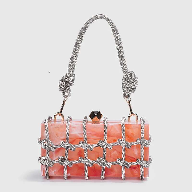 Designer Bag 2025 Rhinestones Evening Sier Crystal Handmade Bags For Women Purses And Handbags Designer Banquet Bag Luxury Bag