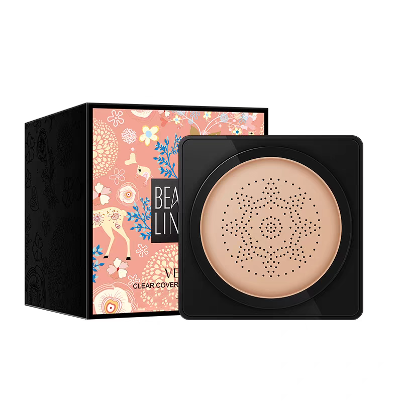 Foundation Concealer Mushroom Head Whitening Waterproof Brighten Face Base Tone Makeup