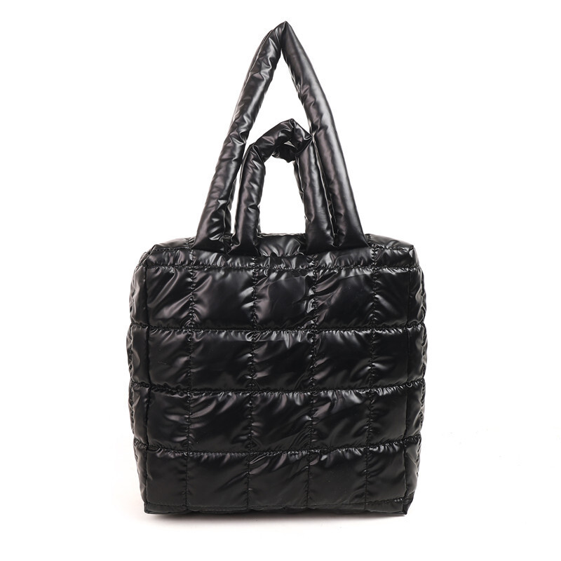 Free Delivery Designer Bag This Year's Popular Women's 2025 Winter New Korean Version Space Cotton Clothing Large Capacity Single Shoulder A