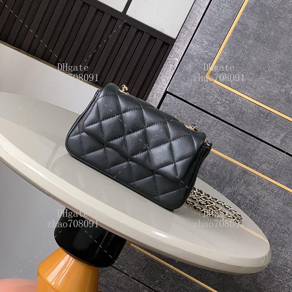 25S Diamond quality Designer Shoulder Bag 16.5cm Genuine Leather Chain Bag Women's Crossbody Bag With box C331