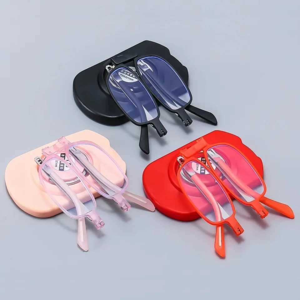 Mini Folding Reading Glasses Men Women Foldable Pocket Presbyopia Reader Hyperopia Eyewear diopter +1.0---+4.0 W250513