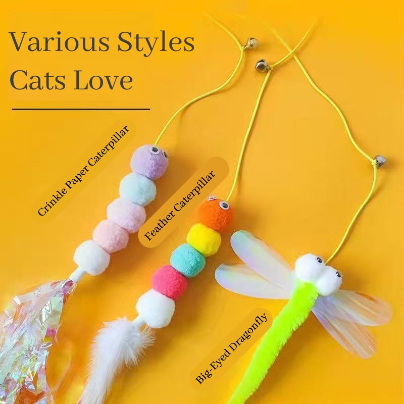 Elastic Swinging Pet Toy for Cats Easy-to-Hang Interactive Playtime Accessory