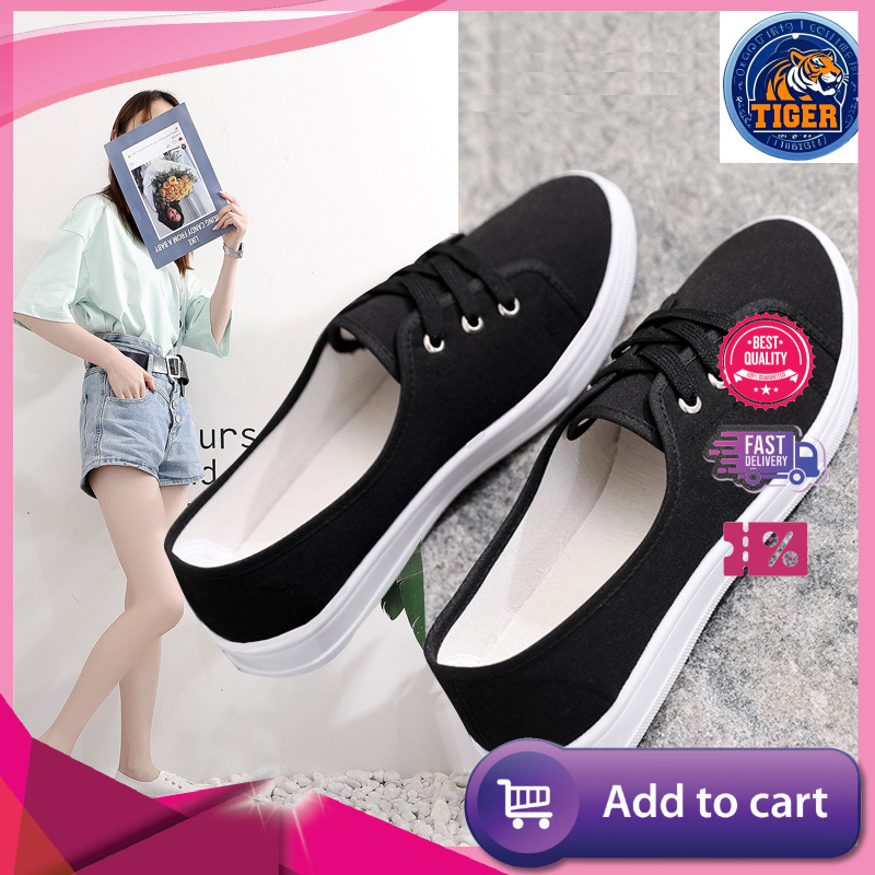 Ddmytiger New White Canvas Women S Board Ulzzang Korean Edition Versatile Summer And Autumn Student Cloth Shoes Outdoor Shoes