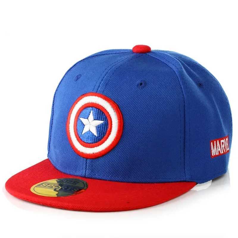 America Childrens Cap Boys Embroidery Circle Five-pointed Star Hat Summer Men And Women Children Snapback Hip Hop Hat R250512