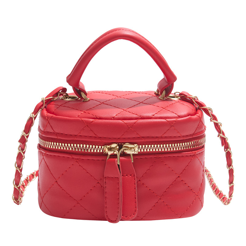 Summer new mini women's 2025 diamond grid chain key handbag stylish versatile crossbody bag