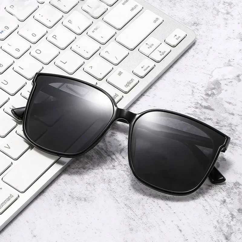 Trendy UV400 Sunglasses for Men Fashion Retro Square Polarized Sun Glasses Eyewear Male Women Vintage Myopia Eyewear0-1.0-4.0 W250513