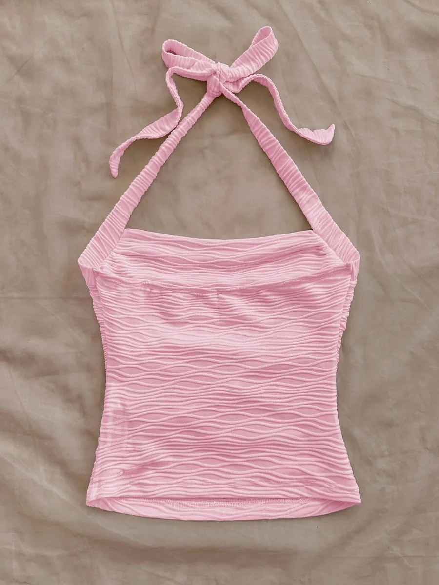 Summer Womens Fashion Sexy Halter Strap Vest Trendy European And American Style CrossBorder Small for Ladies 250513