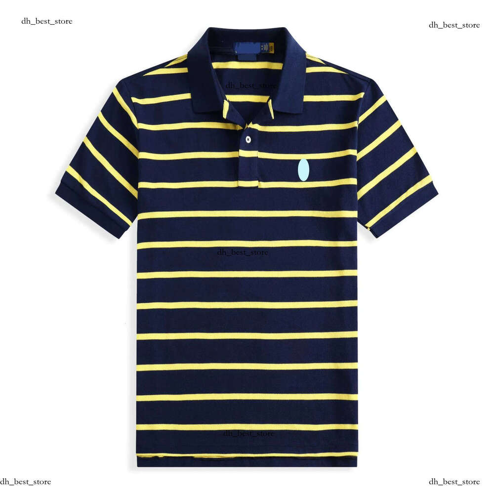 Men Shirt Mens Polo Shirts Designer Shirts Neck Short Sleeve Embroidery Casual Slim Fit Summer Women Ralphlies Tshirts Cotton Horse Tops Brand Fashion Letter a2d