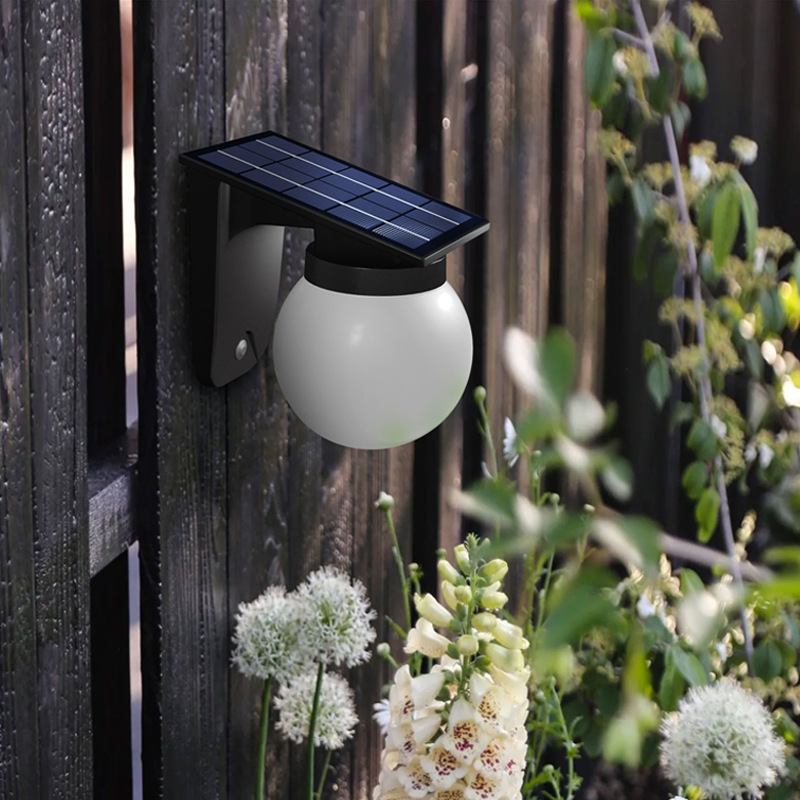 2025 Brand New Solar Powered Fence Outdoor Waterproof Simple Modern Corridor Staircase Exterior Wall Courtyard Lamp
