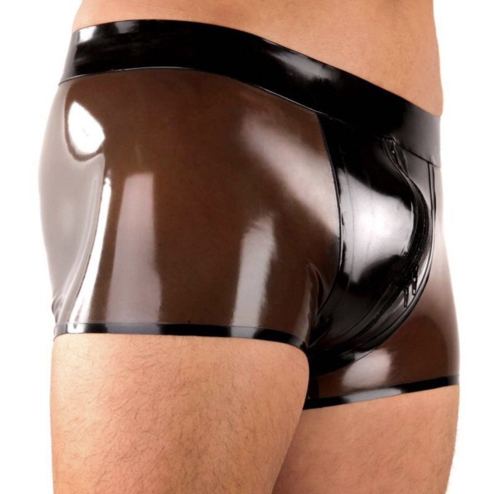 customized eurocat suits Latex Soft Trousers short Rubber Pants Leggings Handmade Fetish Leggings Latex Shorts in black brown