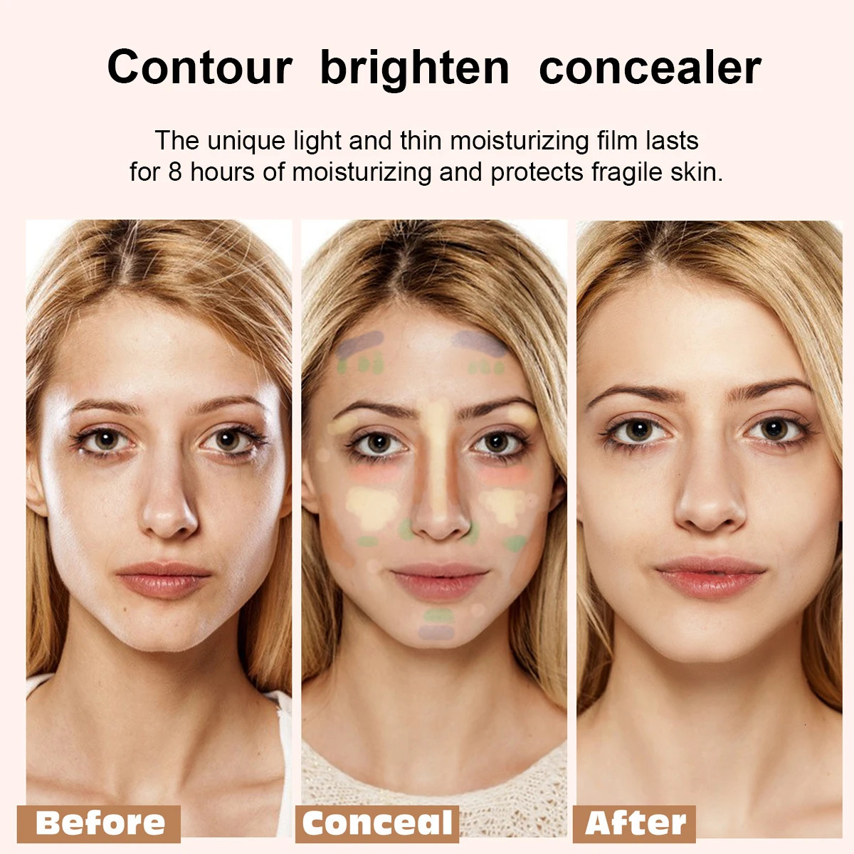 12 Color Concealer Foundation Makeup Waterproof Skin Tone Concealer Long-term Full Coverage Makeup Facial Cosmetics 250512