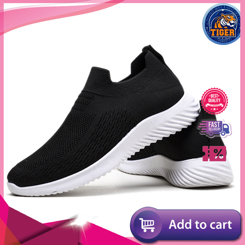 Ddmytiger Men S With One Foot Lazy Student Fly Woven Mesh Surface Shallow Mouth Sports Shoes Breathable Lightweight Running Casual Trendy Outdoor Shoe