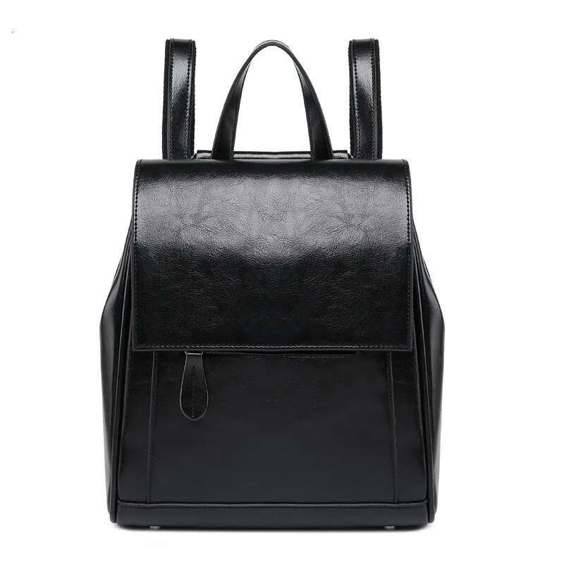 Designer Bag 2025 Women Backpack Cross Body Shoulder Bags Oil Wax Genuine Leather School Laptop Fashion Retro Cowhide Female Rucksack Backpacks Luxury