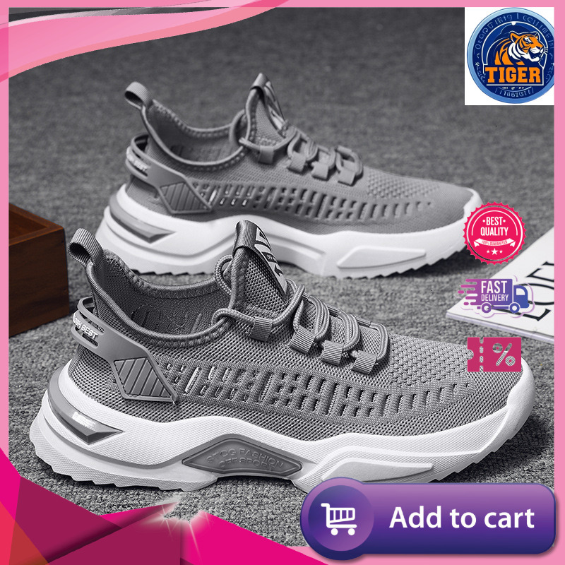 Ddmytiger One Step Lazy Flyknit Breathable Casual Men S Trendy Low Top Sneakers Running Shoes Outdoor Shoes