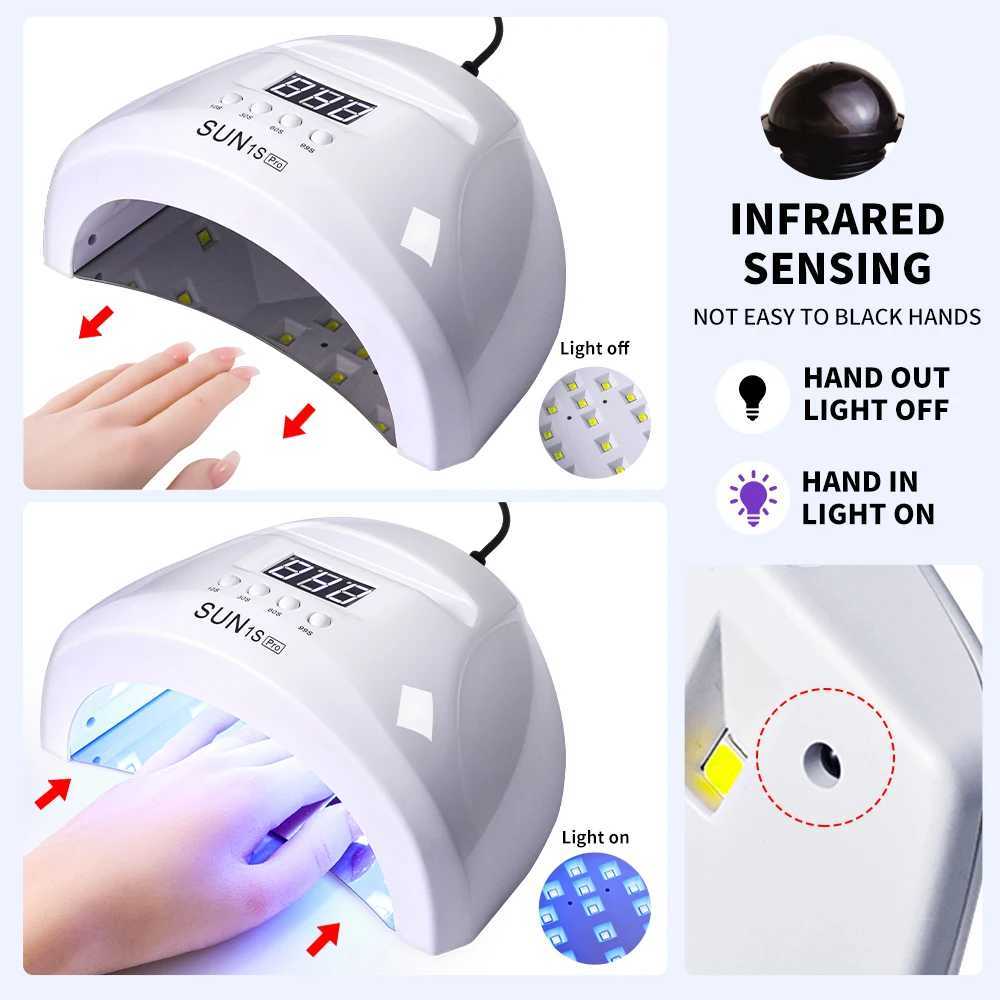 SUNs Pro UV Nail Dryer Gel Polish Drying Lamp 30LED Nail Curing Lamp Nail Art Phototherapy Machine Tools Nail Art Machine W250513