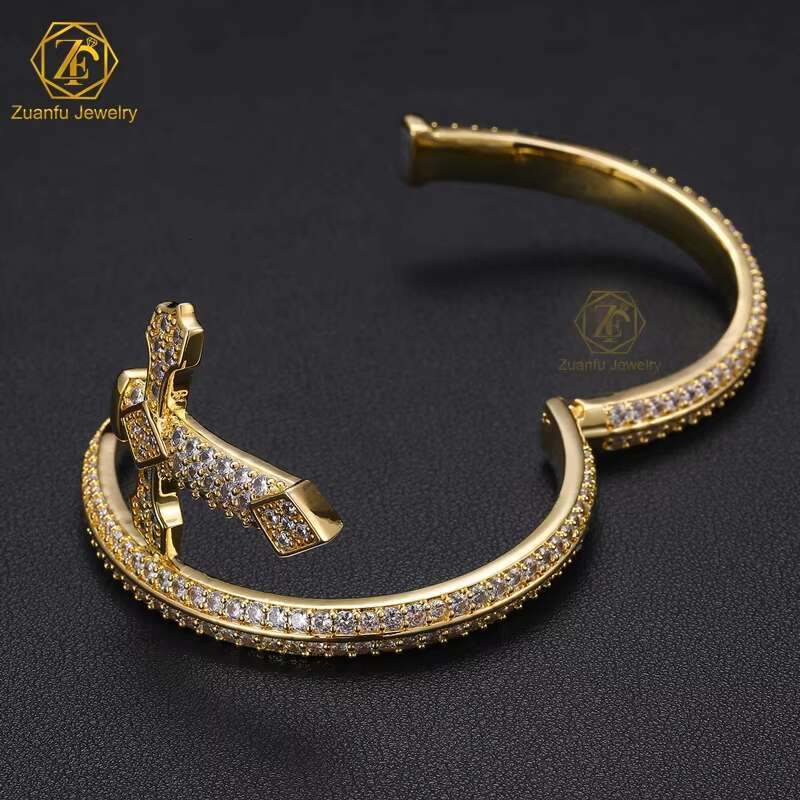 Luxury 925 Silver Hip Hop Bracelet for Men Women 6MM-12MM Iced out D VVS Moissanite Diamond Bangle Necklaces Product Category