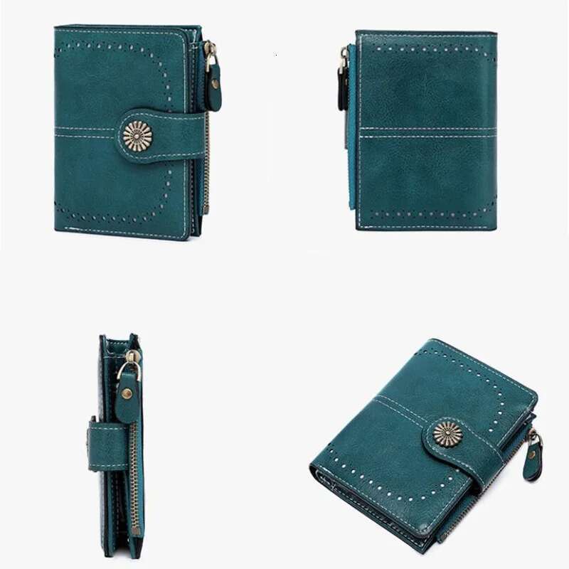 Women's Short Wallet, Simple Plain Pu Clutch Casual Trendy Holder, Multifunctional Coin Card Bag For Daily Use