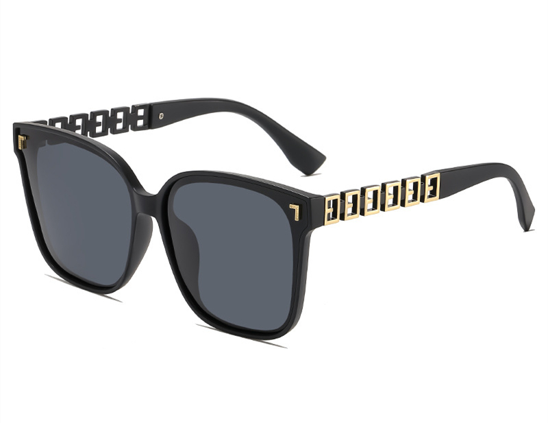 Designer sunglasses Free shipping 2025 new fashionable commuting high-end texture elliptical polarized sunglasses for womens mens
