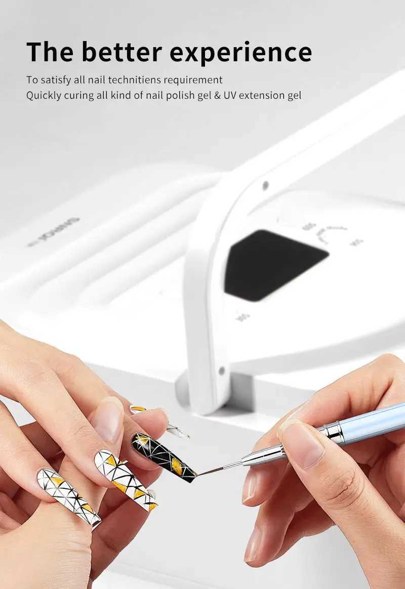 SNRQI New Arrival Professional OEM 48W High Power Wholesale Nail Dryer Light Portable UV LED Nail Lamp W250513 - view 7