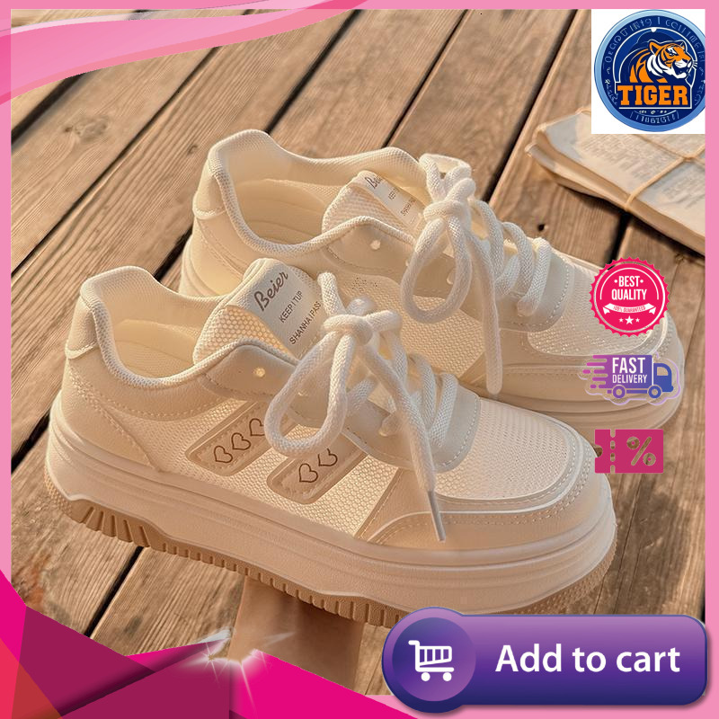 Ddmytiger New Summer With Mesh Surface White For Women Skirts Breathable Thin Casual Shoes Thick Soled Board Outdoor Shoes