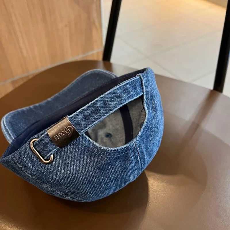 Sunglasses Detachable Baby Denim Duck Tongue Cap Short Brim Cowboy Baseball Hat Fashion Children Sun Glasses 8-36M Kids Outdoor R250512