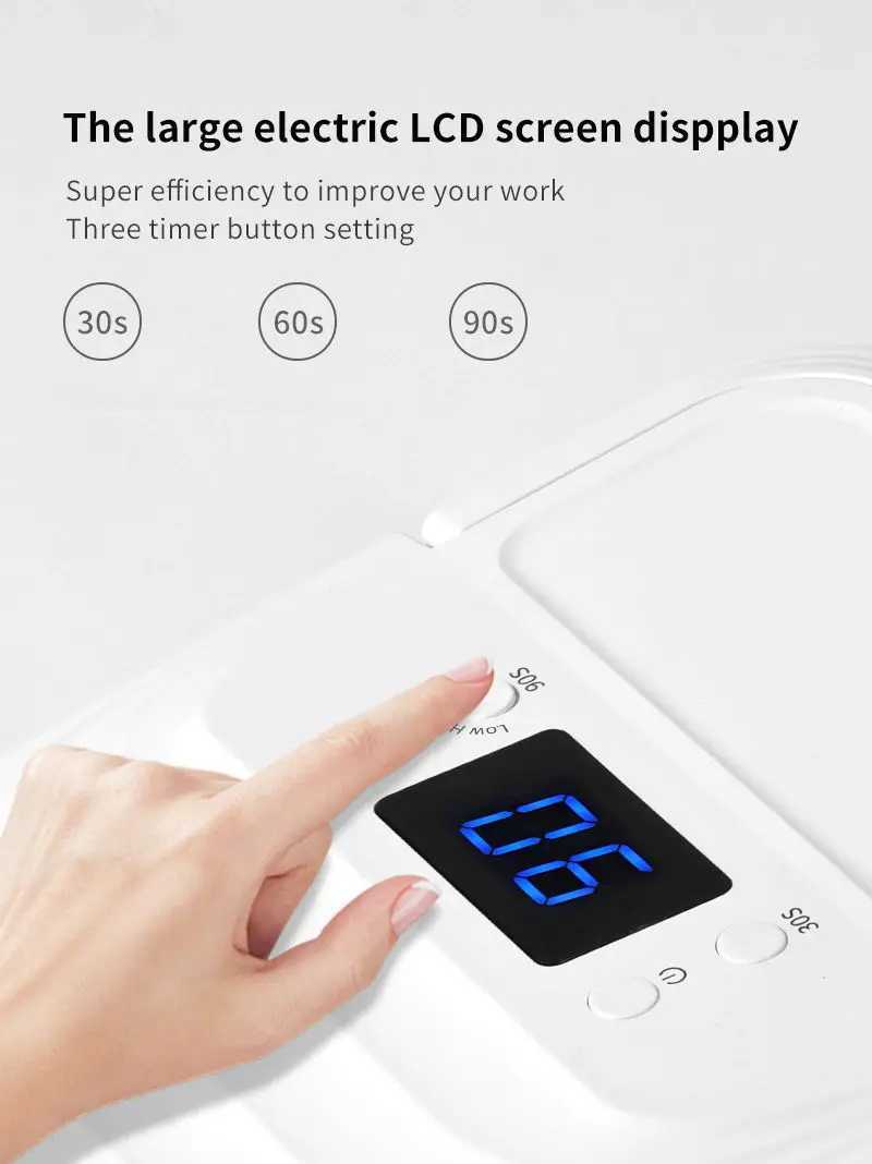 SNRQI New Arrival Professional OEM 48W High Power Wholesale Nail Dryer Light Portable UV LED Nail Lamp W250513 - view 4