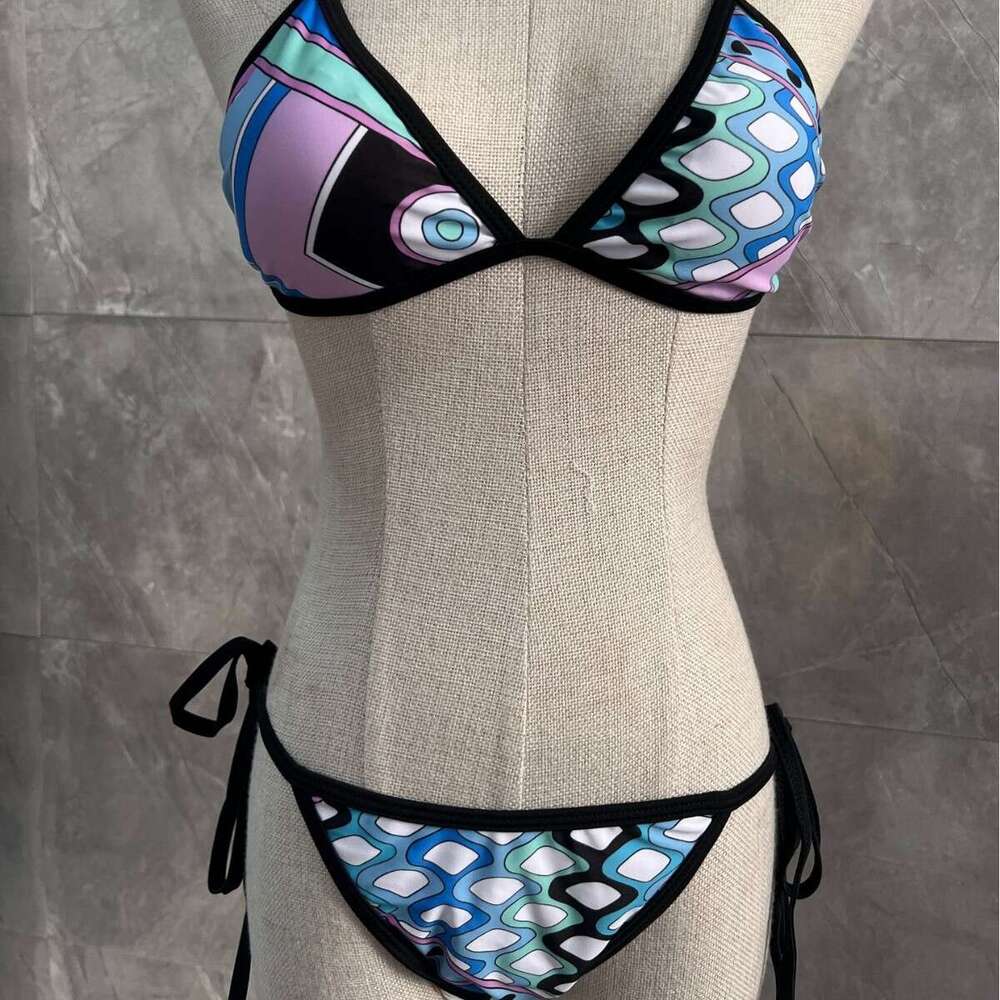Pucci Bathing Suit Women's Swimwear Vintage One Piece Swimsuit Designer Bathing Suit Beach Dress New One-Piece Split Sexy Swimsuit Bikini Women S