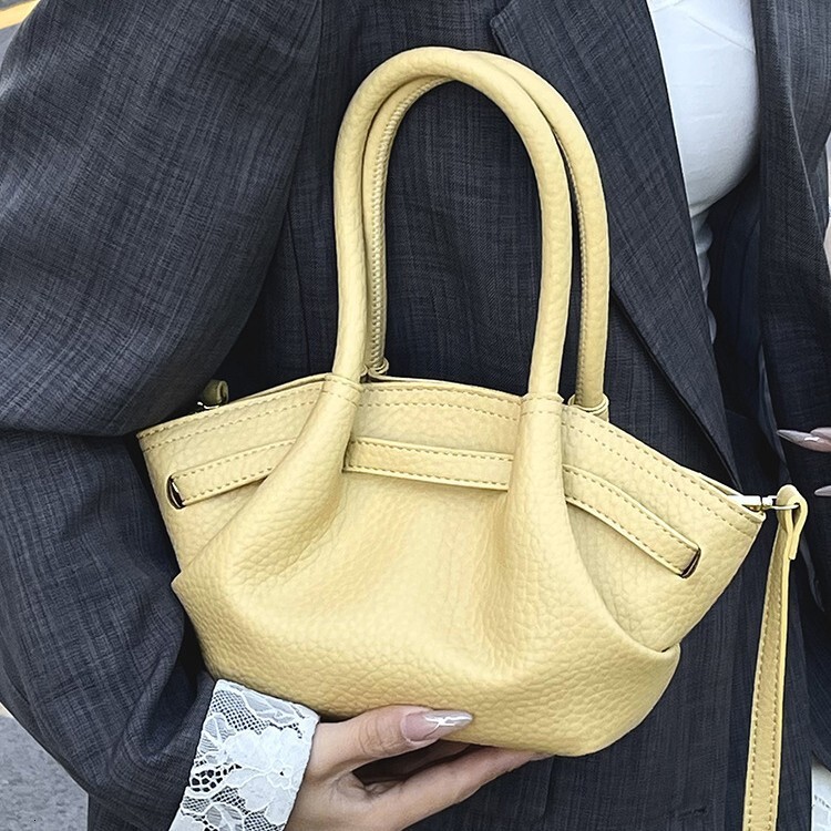 Fashion Large Capacity Underarm 2025 New Commuter Handheld Single Shoulder Vegetable Basket Bag